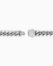 Cuban Iced Chain (Silver) 12mm