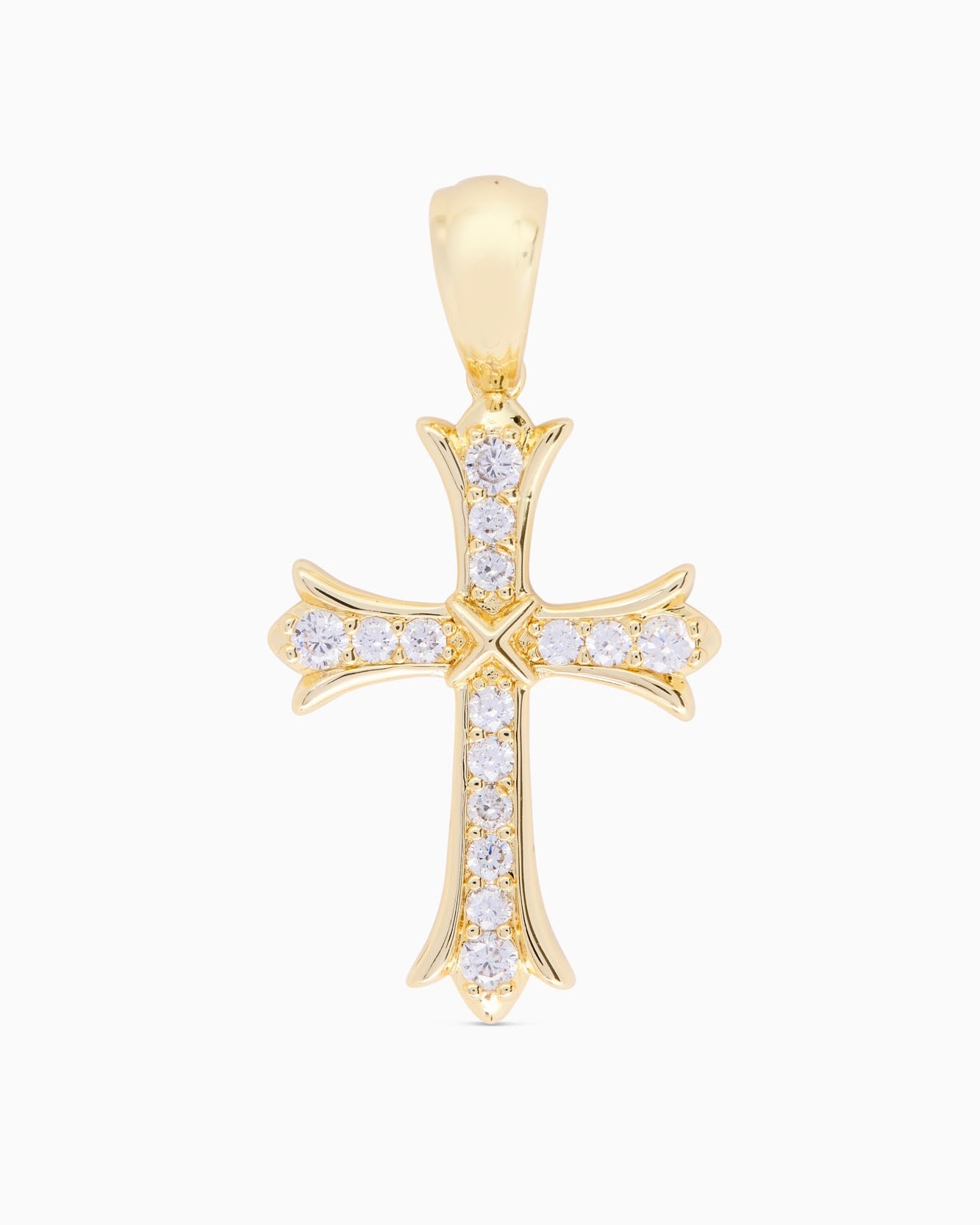 Iris Cross (Gold) Iced