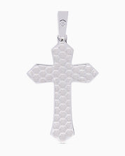 Pearl Cross Pendant (Silver)