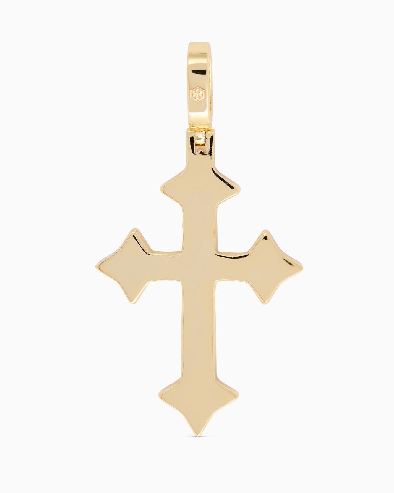 Iced Cross Onyx (Gold)