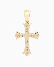 Iris Cross (Gold) Iced