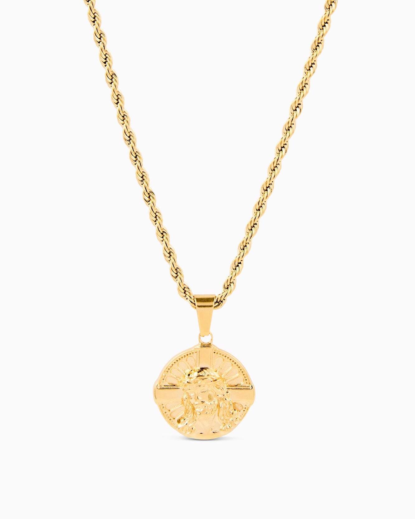 Jesus X Pendant & Chain (Gold)