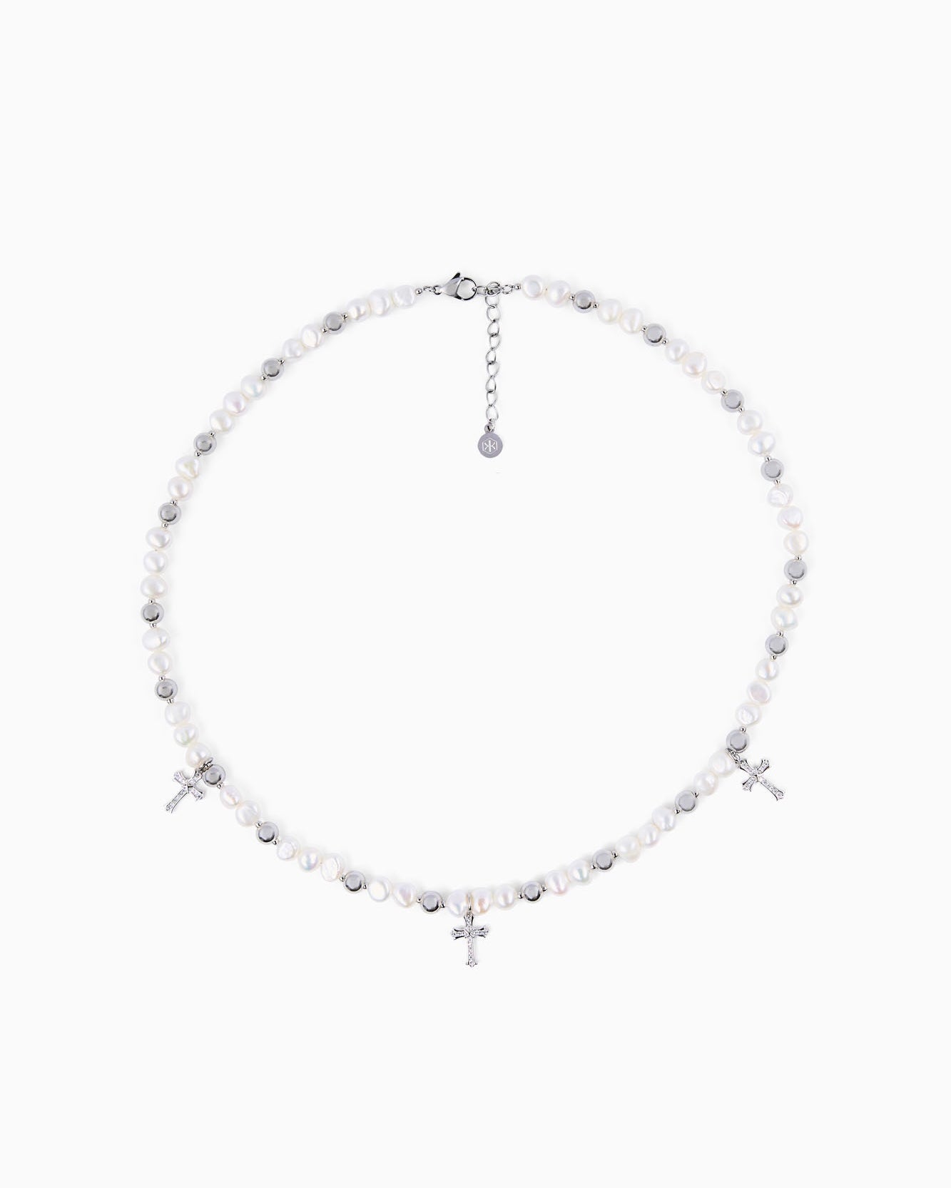 Pearl Necklace Cross