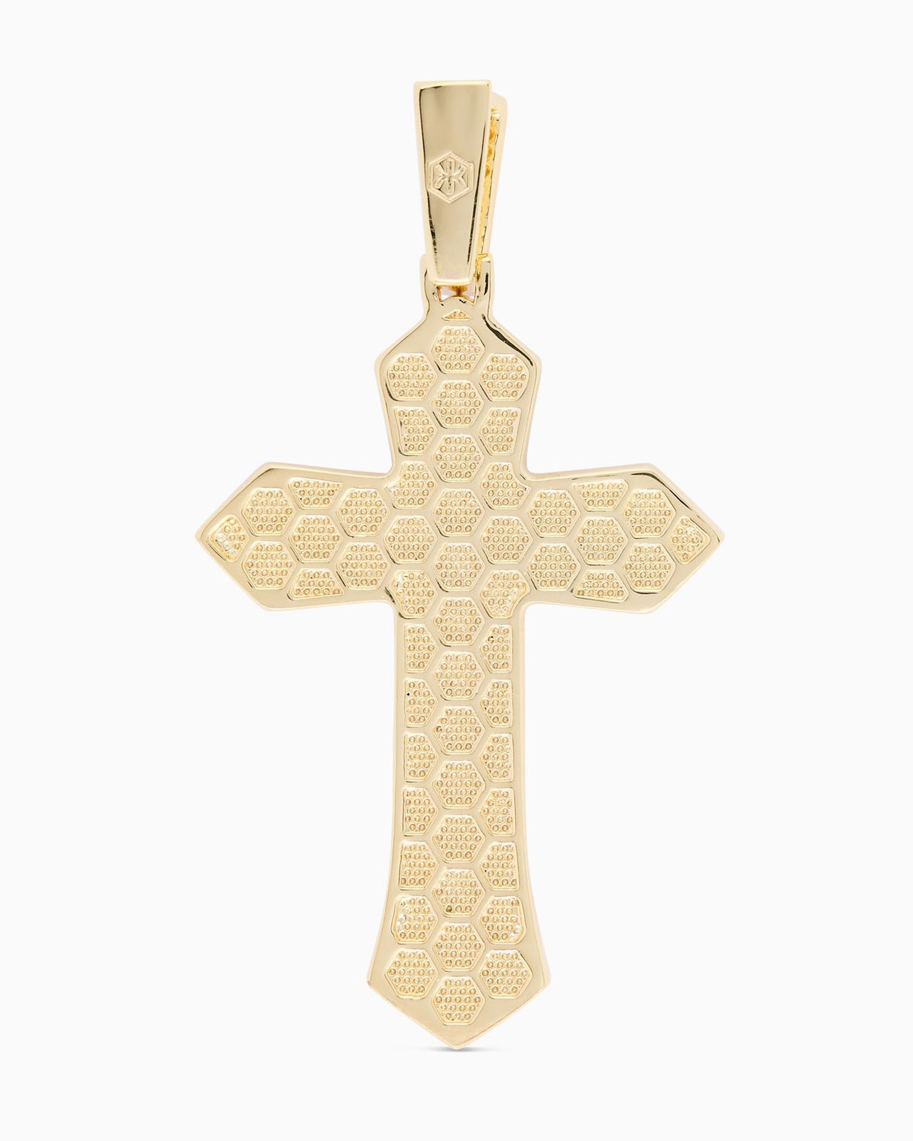 Pearl Cross Pendant (Gold)