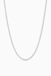 Cuban Chain (Silver) 2mm