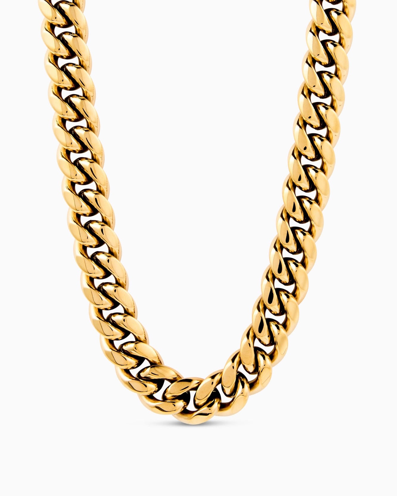 Cuban Iced Chain (Gold) 12mm