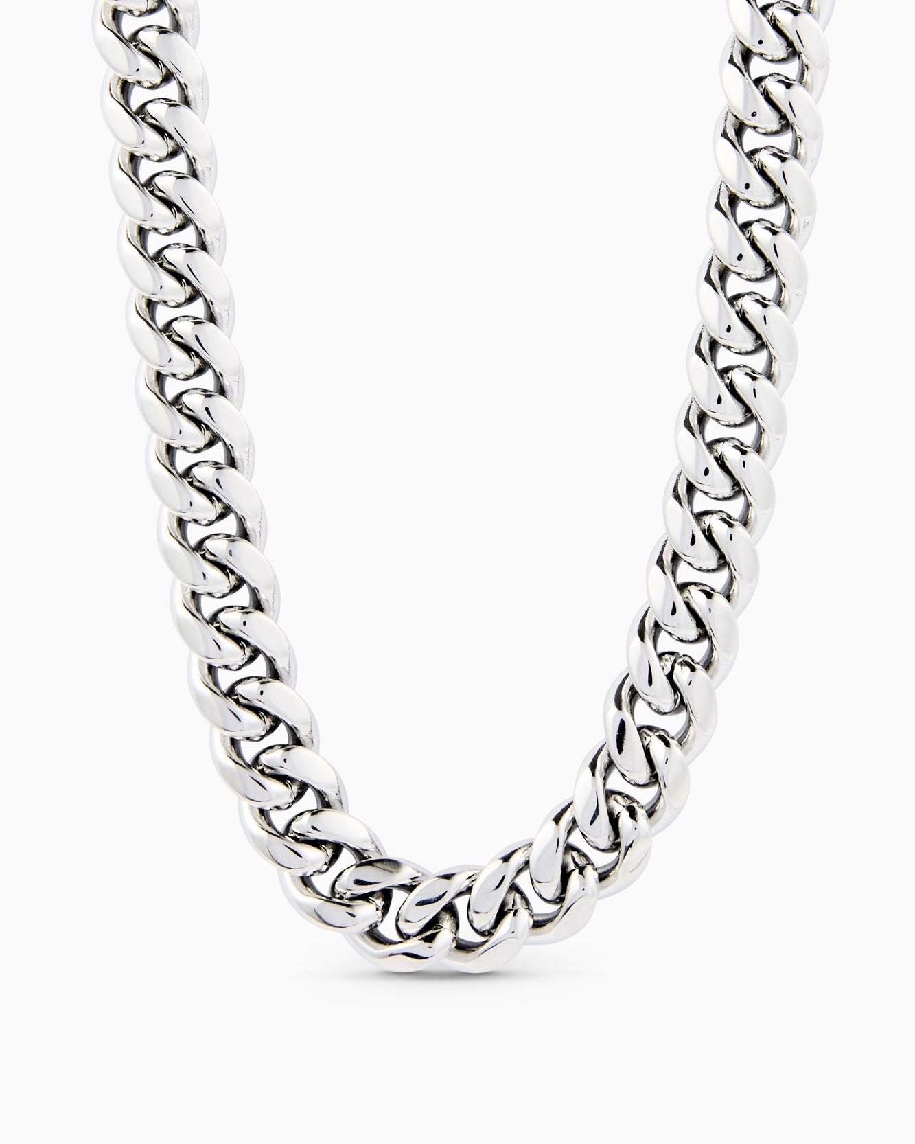 Cuban Iced Chain (Silver) 12mm