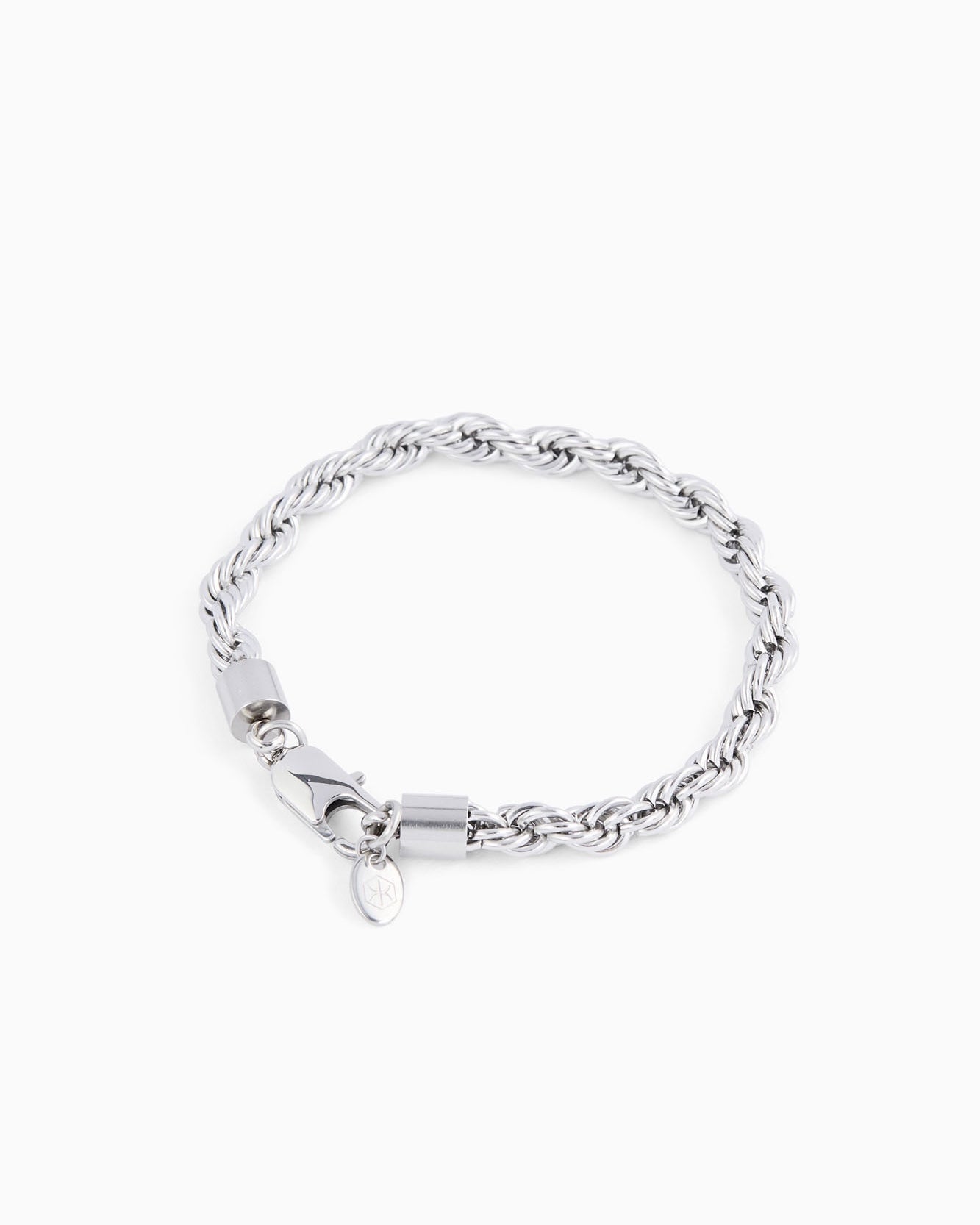 Rope Bracelet (Silver) 6mm