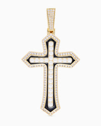 Thumbnail for Pearl Cross Pendant (Gold)