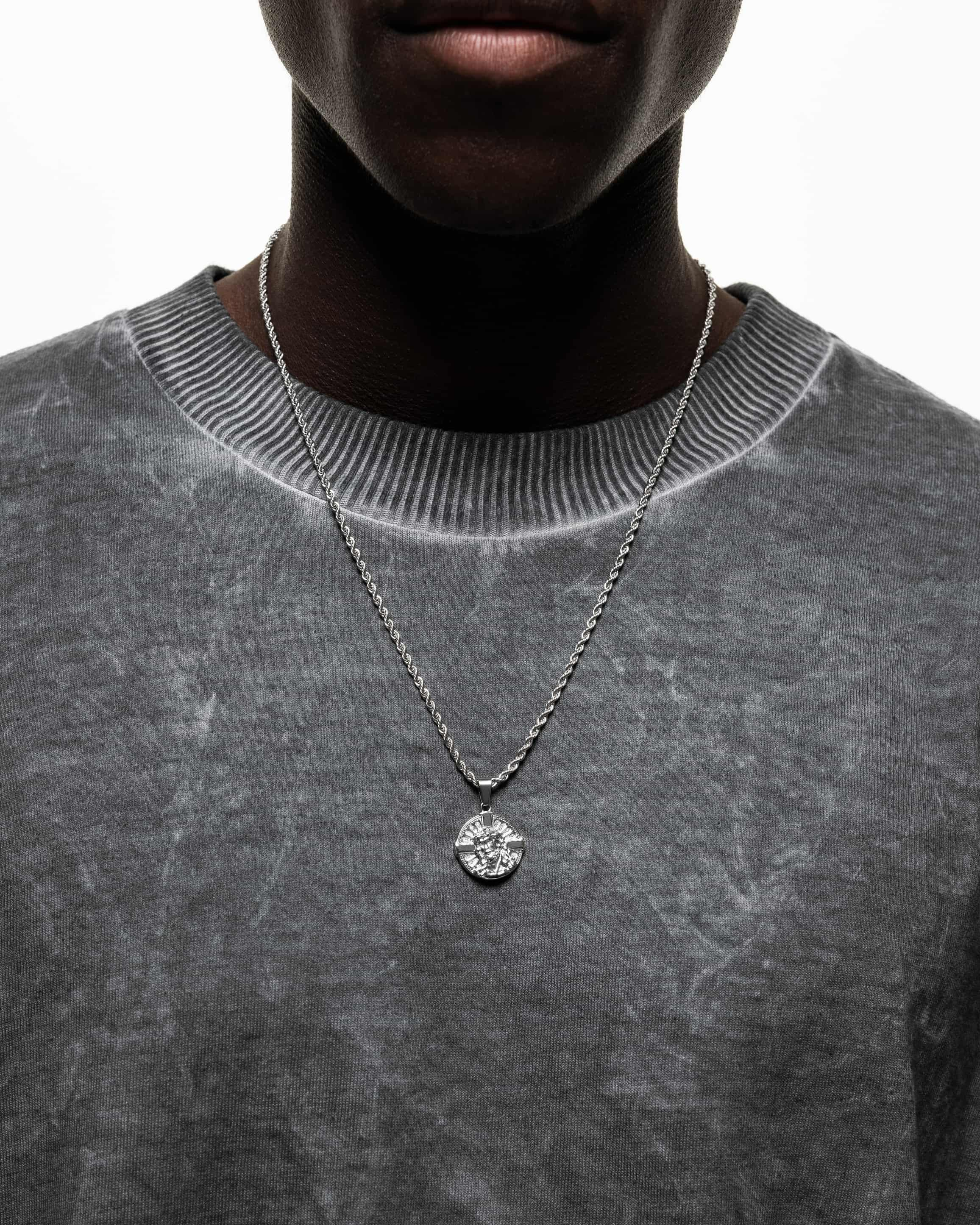 Jesus X Pendant & Chain (Silver)