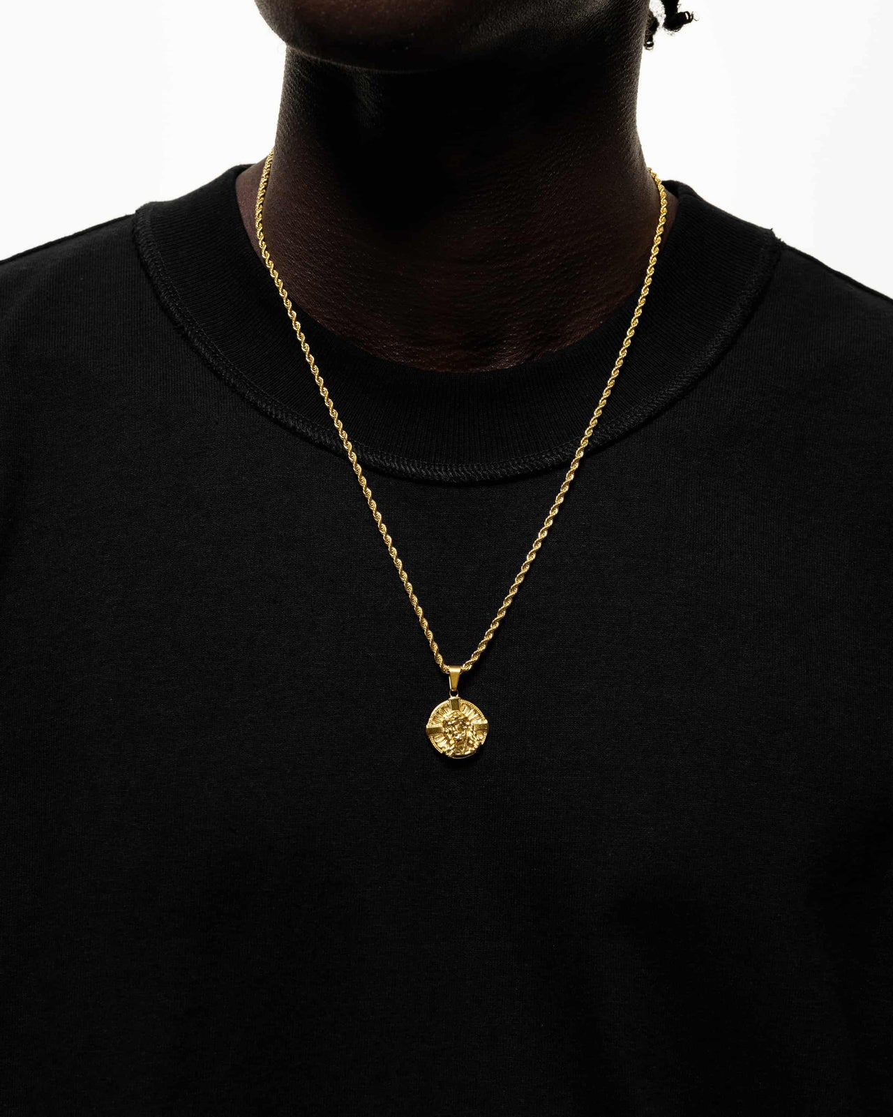 Jesus X Pendant & Chain (Gold)