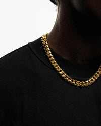 Thumbnail for Cuban Iced Chain (Gold) 12mm