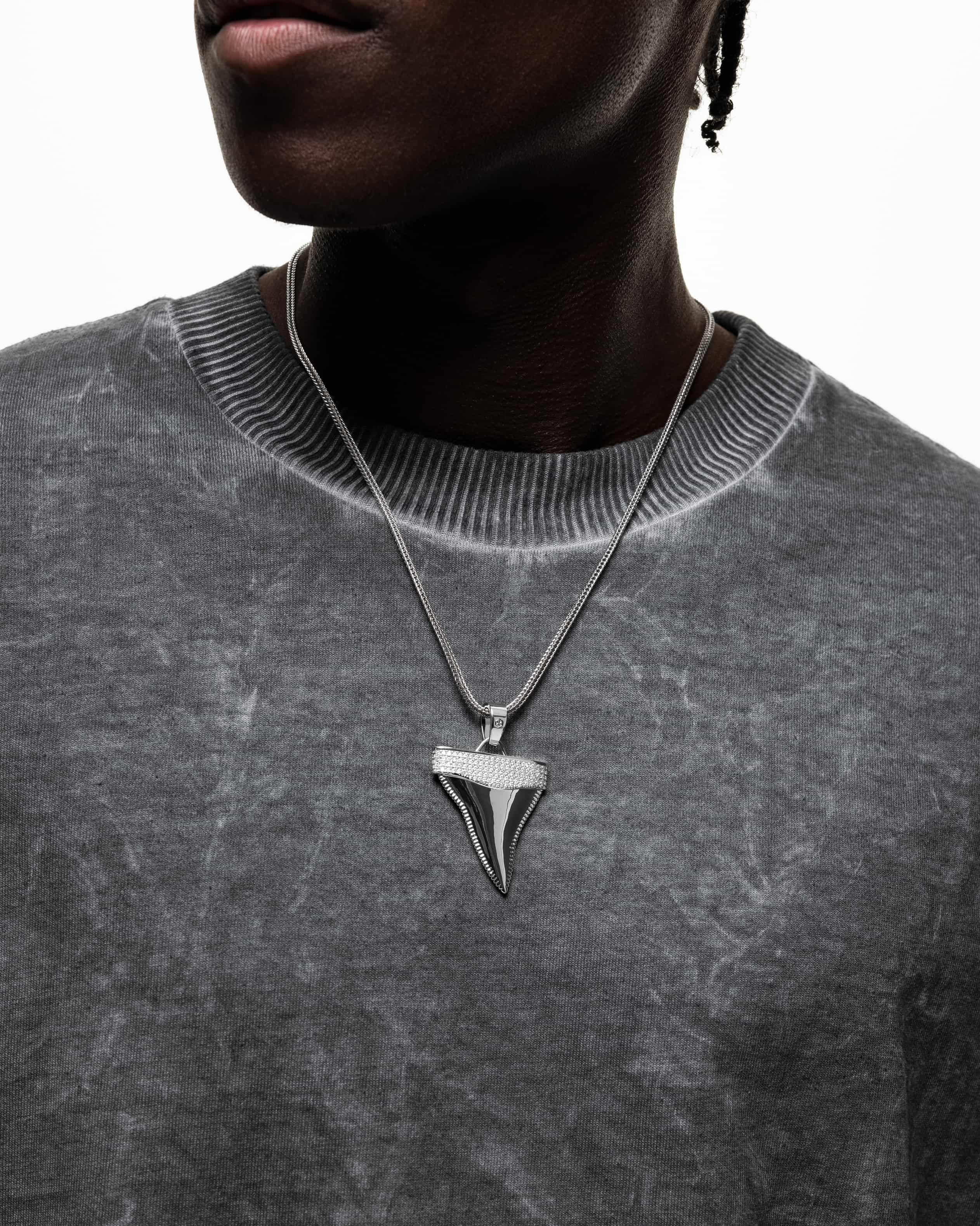 Shark Tooth Pendant (Silver)